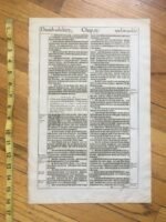 1613 King James Bible Folio Leaf - David's Sin With Bathsheba & Nathan's Parable - Image 3