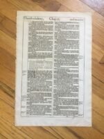 1613 King James Bible Folio Leaf - David's Sin With Bathsheba & Nathan's Parable - Image 5