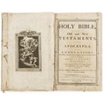 1778 Harrison KJ Holy Bible by Reverend Mr. Ostervald Rare Unrecorded Edition