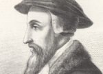 John Calvin PRINT from Wood Engraving France Reformation Calvinism Theology - Image 2