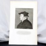 Antique print of Huldrych Zwingli (1484-1531) C. L. Meyers engraving from 1820.