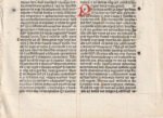 Incunabula 1491-1495 Poor Man's Bible Latin leaf EZRA 1 printed by Johannes Froben - Image 4