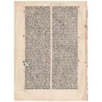 Incunabula 1491-1495 Poor Man's Bible Latin leaf EZRA 1 printed by Johannes Froben - Image 5