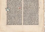 Incunabula 1491-1495 Poor Man's Bible Latin leaf EZRA 1 printed by Johannes Froben - Image 7