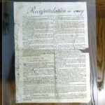 1790 Partial KJB Leaf Folio Handwriting Printed Executors Jackson Bolton