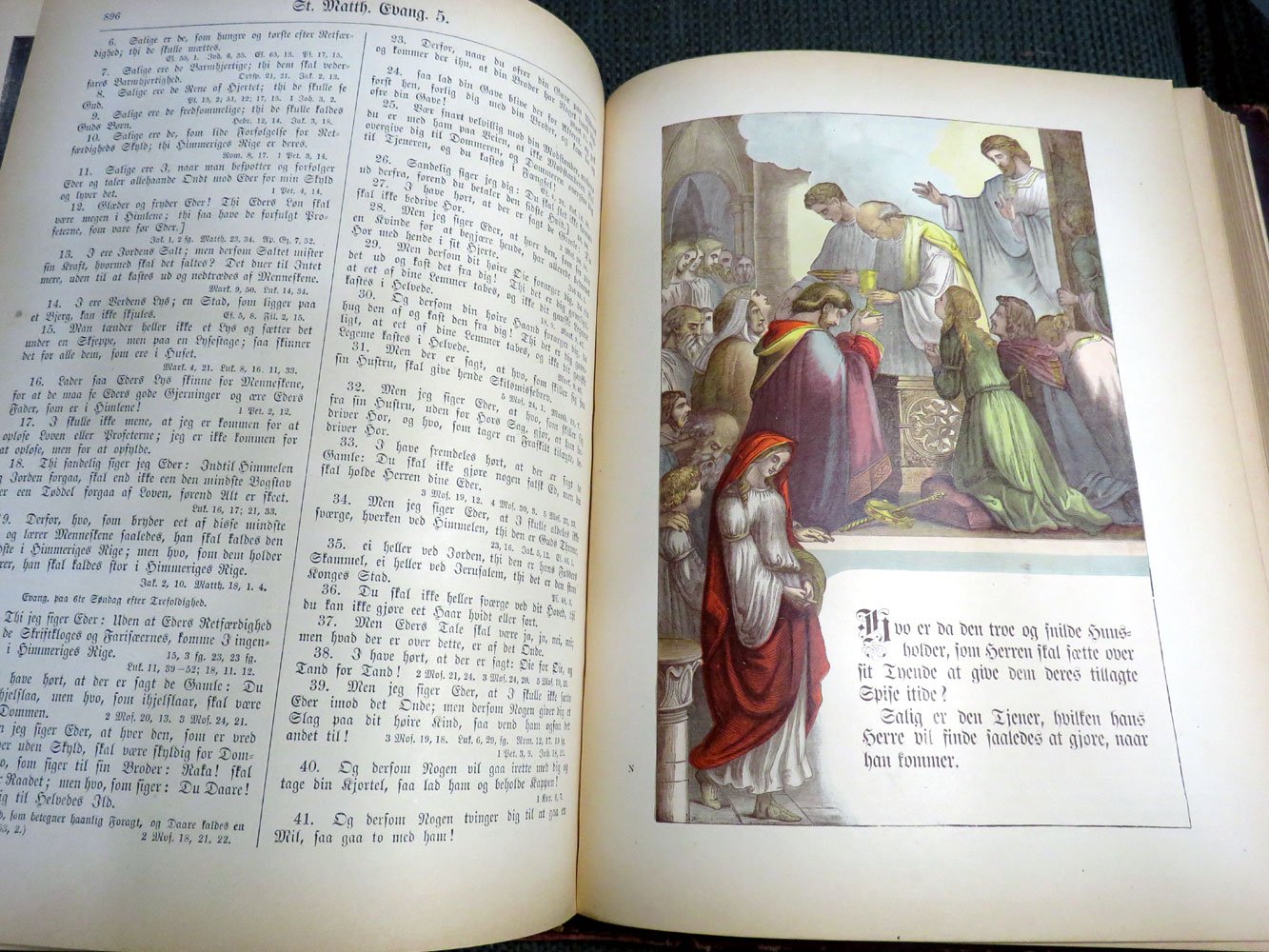 1890 Danish Family Bible Over 850 Illustrations & 1700 pages Gustave ...