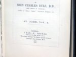 1897 JC Ryle Expository Thoughts on the Gospels JOHN 3 Volumes - Image 9