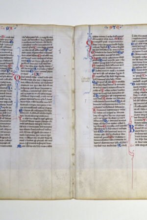 Medieval Bible Leaf