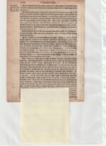 1592 Leaf John Stow Annales A Generale Chronicle of England printed Robert Barker 2 - Image 3