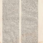 1497 Incunabula Jerome Leaf Letters Epistole de San Hieronimo Vulgare RARE