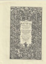 1611 King James Bible Leaf Ezekiel 40:21 - 41:17 Eastern Gate Temple Chambers - Image 2