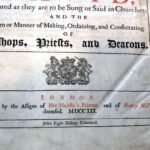 1730 FOLIO Book of Common Prayer w/ Psalter by the Assigns of His Majesty's Printer Henry Hills Bible - Image 2