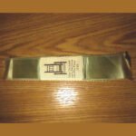 18th Century Silk Needlework Bookmark Governor John Carver Mayflower Chair - Americana - Image 2