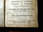 RARE 1668 William Crowe's catalogue Catalogue of our English Writers on the Old and New Testament - Image 10