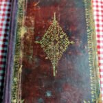 1735 Red Ruled KJ Bible OT Genesis - Esther John Baskett London Octavo