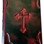 1711 Newly REBOUND Leather KJ RED RULED BIBLE - with OLD TESTAMENT & APOCRYPHA *BINDING