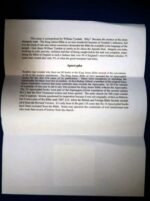 Framed KING JAMES BIBLE Leaf 2 Chronicles 19 with Affidavit from Craig H. Lampe - Image 5