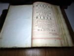 1659 LARGE Folio KJV FIELD BIBLE celebration of the Restoration of Charles II, RED RULED - Image 8