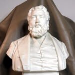 Charles H. Spurgeon Bust 12 inches tall Robinson Leadbeater Parian - Image 12