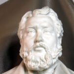 Charles H. Spurgeon Bust 12 inches tall Robinson Leadbeater Parian